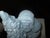 Vintage 1988 Sandstone Concrete Power Blue Father Christmas With Tree For Sale In Columbia, SC - Image 6 of 8