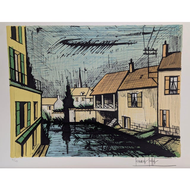Bernard Buffet, Arpajon, 1985, Lithograph For Sale - Image 6 of 6
