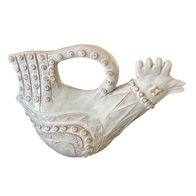 1950s Andre Baud Ceramic Bird Sculpture For Sale - Image 9 of 12