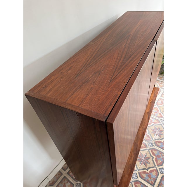 Brown Mid-Century Rosewood Highboard, 1960s For Sale - Image 8 of 18