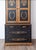 A beautifully proportioned Scandinavian painted pine linen press, handcrafted in the Gustavian tradition with richly...