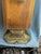 Vintage Burlwood and Brass Hexagonal Table Lamp For Sale - Image 6 of 9