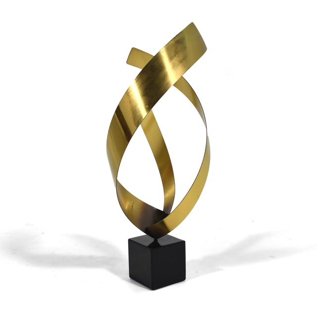 Ribbon Form "Flame" Sculpture by C.Jeré For Sale In Chicago - Image 6 of 9