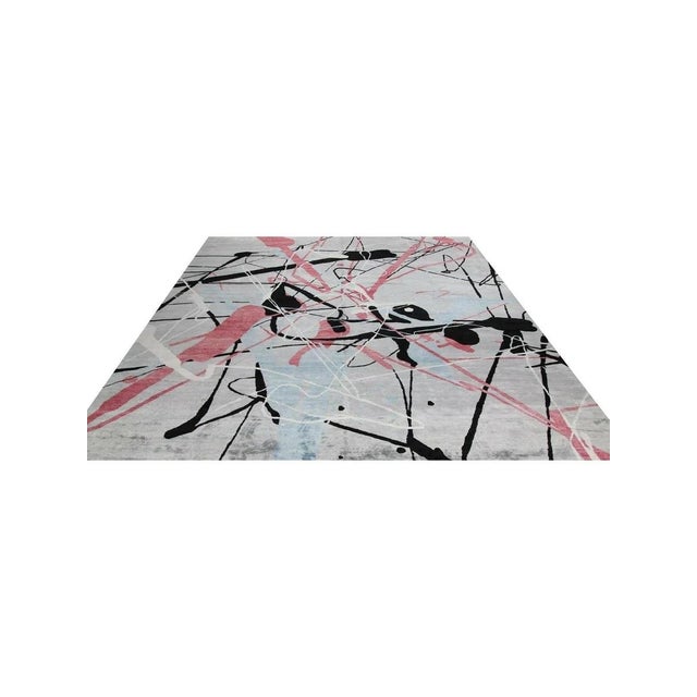 Handwoven Contemporary Area Rug 12x18 For Sale - Image 4 of 11