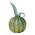 Vintage Murano Barovier Toso Emerald Green Gold Flecks Italian Art Glass Bulb Shaped Pitcher Flower Vase For Sale