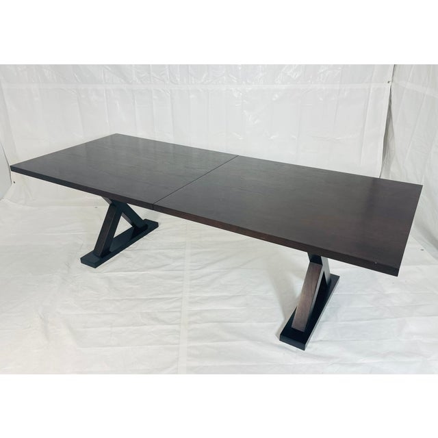 Christian Liaigre “Courier” Solid Oak Dining Table for Holly Hunt, Usa For Sale - Image 9 of 18