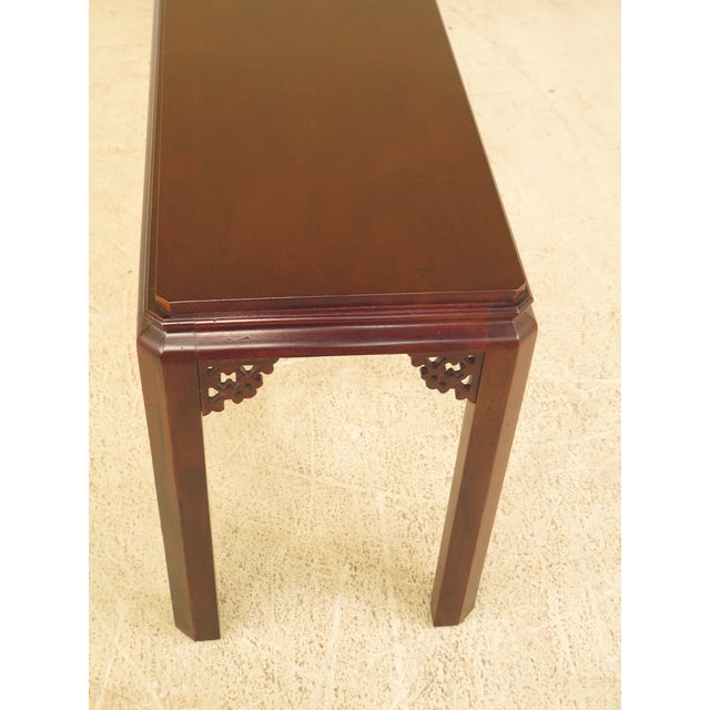 Henredon Asian Influenced Mahogany Sofa Table Chairish
