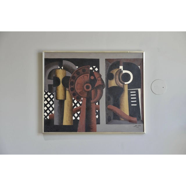 Oil on Canvas by José Herrera For Sale In Los Angeles - Image 6 of 7
