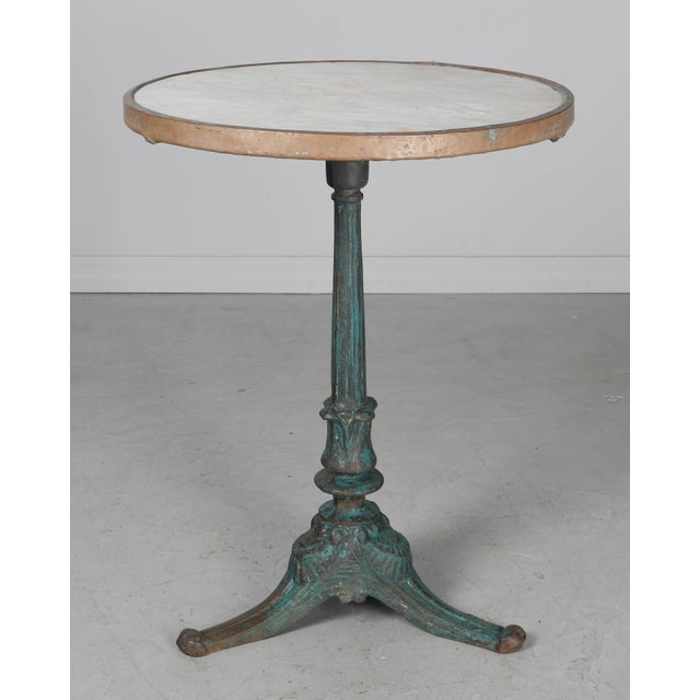 フランス アンティーク Cast Iron Round Bistro Table French Country Round Bistro Table | Antique Farmhouse