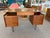 Here’s a terrific mid century modern design floating top walnut desk by Hooker Furniture Company. Fantastic looking desk...