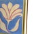 Contemporary Original Lily Flower Painting in Brushed Gold Frame, Oil on Canvas, 15" X 19" by Tatiana Duperault For Sale - Image 3 of 4