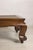 Antique Chinese Elm Opium Bed Coffee Table with Woven Rattan Top and Scroll Legs For Sale - Image 17 of 18
