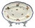 Large Antique Oval Porcelain Plate with Hand-Painted Flowers and Insects from Nantgarw England, 1810s For Sale