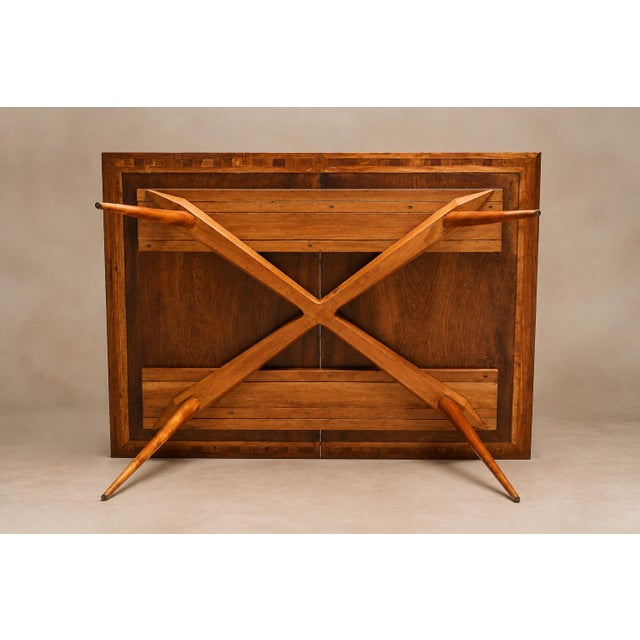 Brazilian Modern Extendable Dining Table in Caviúna by Ernesto Hauner for Mobilinea, 1950s For Sale - Image 14 of 18