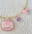 Rhodochrosite Heart Necklace With Spinel, 14k Gold & Pyrite For Sale In New York - Image 6 of 13