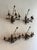 Traditional 1900s Antique Iron Floral Sconces - Set of 4 For Sale - Image 3 of 7
