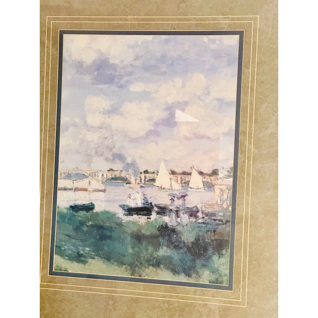 Elevate your space with this stunning, oversized framed print of Claude Monet’s "The Bridge at Argenteuil." Produced by...