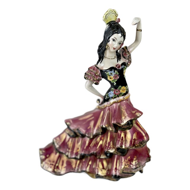 Ceramic Flamenco Dancer from Formento, 1950s-1960s For Sale