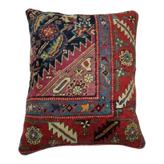 Traditional Antique Karabagh Rug Pillow For Sale