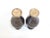 This pair of small vases have a finely wrought cloisonne.