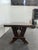 Reconstruction Brown Wooden Table, 1940s For Sale - Image 3 of 6
