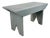 1950s Vintage Folk Art Americana Arts & Crafts Pine Bench. For Sale