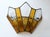 Pair of Hammered Glass Wrought Iron Sconces by Longobard, Italy, 1970s For Sale - Image 11 of 12