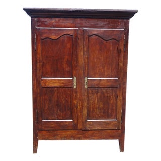 Louis Philippe Walnut Wardrobe For Sale