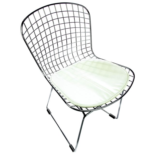 Chrome Vintage Mid Century Chrome Mesh Chair For Sale - Image 8 of 8