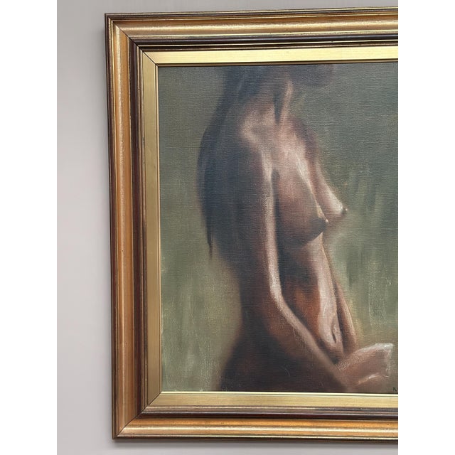 R. Wikheim, Nude Study, 1975, Oil Painting on Canvas, Framed For Sale - Image 17 of 18