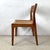 Mid-Century Modern Vintage Danish Modern Teak Chair — Paper Cord Seat, Møller Style, Sculpted Back Splat, 1960s For Sale - Image 3 of 12