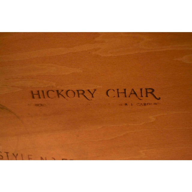 Hickory Chair Georgian Carved Mahogany Butler's Coffee Table For Sale - Image 15 of 16