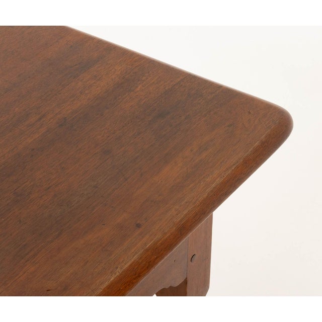 Wood Queen Anne Style Mahogany Tea Table, 19th Century For Sale - Image 7 of 8