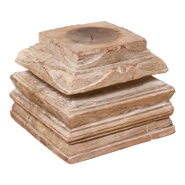 Milo Antique French Colonial Candle Holder For Sale