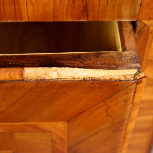 Neoclassical Walnut Chest of Drawers For Sale - Image 12 of 14