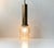 Mid-Century Modern Vintage Glass and Brass Pendant Lamp from Orrefors, 1960s For Sale - Image 3 of 11