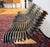 Mid-Century Modern Pair of Vintage Sculptural Ebonized Skeleton Rib Lounge Chairs For Sale - Image 3 of 12