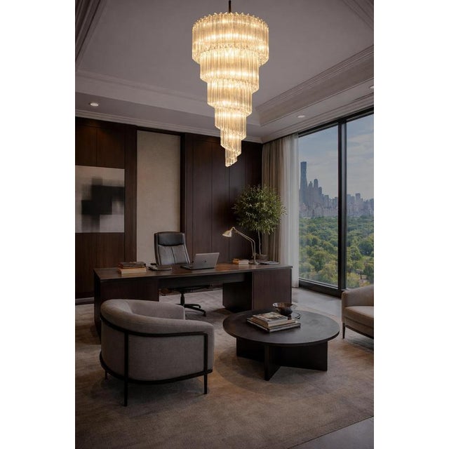 Vintage Murano Chandeliers, 1990s, Set of 2 For Sale - Image 4 of 15