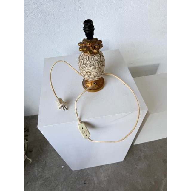 Terracotta Pineapple Lamp Base, 1950s For Sale - Image 12 of 18