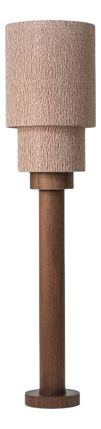 Clara SL170 Smoked Mahogany Floor Lamp by Jeroen De Ruddere