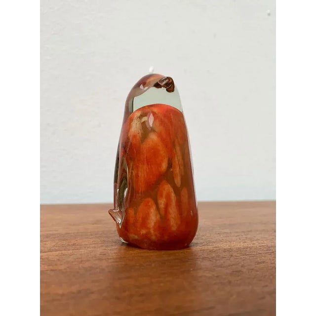 Vintage Glass Animal Penguin Sculpture from Mtarfa Glassblowers For Sale - Image 12 of 17