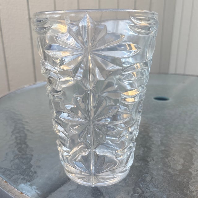 Fidenza Vetraria Mid Century Italian Glass Vase by Fidenza Fitraria For Sale - Image 4 of 5