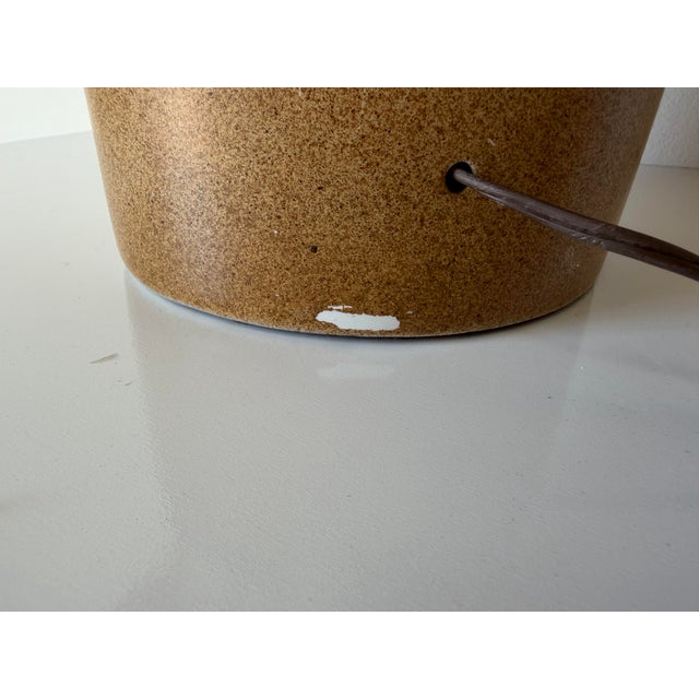 Vintage Elspeth Cohen for Lapid Pottery Pattern Hand-Painted Ceramic Table Lamp For Sale - Image 9 of 12