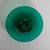 Charming small sea-green Murano glass bowl featuring a spray of blue, white and red millefiori elements. Perfect as a...