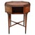 American Royal Furniture Robert W. Irwin Flame Mahogany Banded Octogonal Book Stand C1920 For Sale - Image 3 of 12