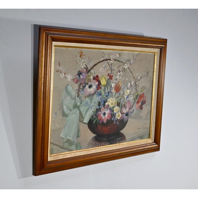 Oil painting on canvas signed André Lagrange (1889-1958). This French painter, Officer of the Legion of Honor, is known...