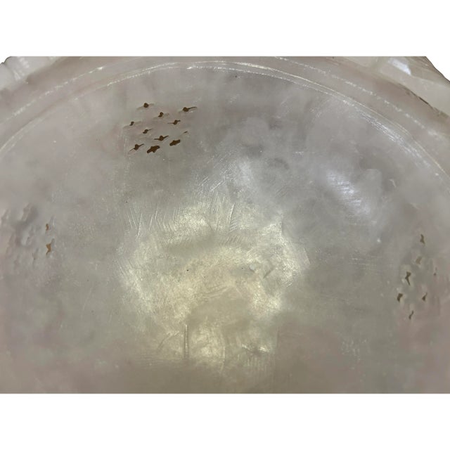 Chinese White Stone Carved Oriental Dragon Incense Burner Holder Display For Sale In San Francisco - Image 6 of 8