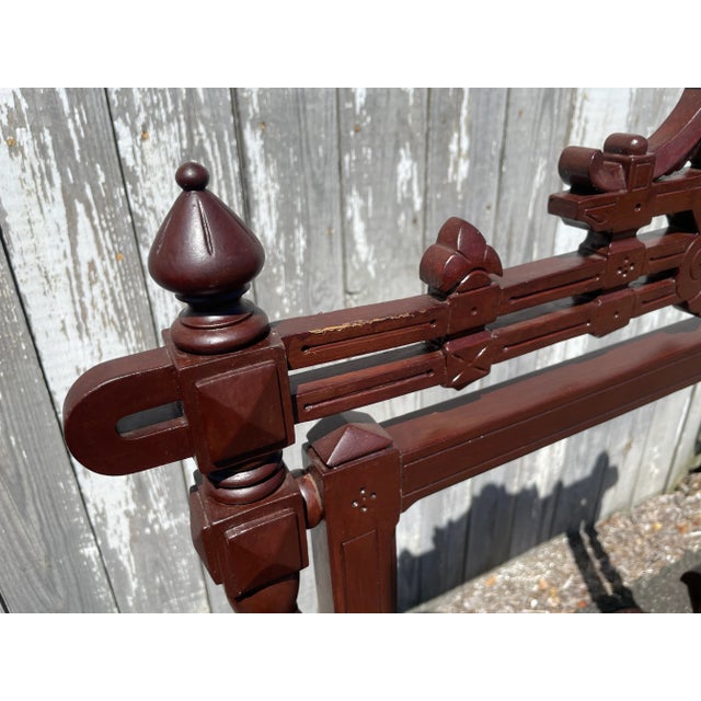 Gorgeous Victorian fireplace screen! It is missing the needlepoint or tapestry that originally would have been inserted in...