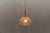 Gold Large Ice Glass Pendant Lamp from Doria Leuchten, Germany, 1960s For Sale - Image 8 of 11