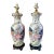 Mid-Century Chinoiserie Tobacco Leaf Table Lamps - a Pair For Sale